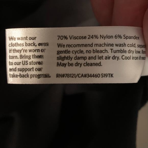 Eileen Fisher Women's Viscose Stretch Sheath Dress Size XS Minimalist Summer - Picture 5 of 5